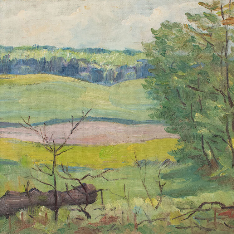 Margarete Fockin - Choriner Landschaft - Ende 19. Jhd. -...