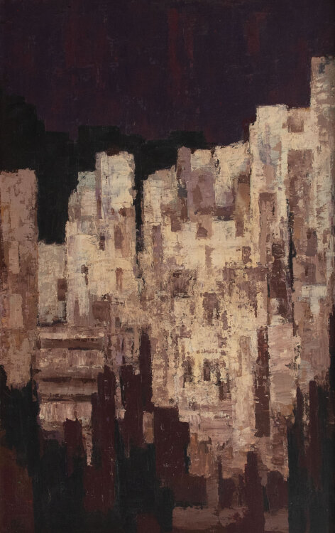 Hellmuth Müller-Leutert - Tote Stadt - 1963 - Öl