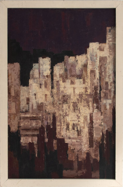 Hellmuth Müller-Leutert - Tote Stadt - 1963 - Öl