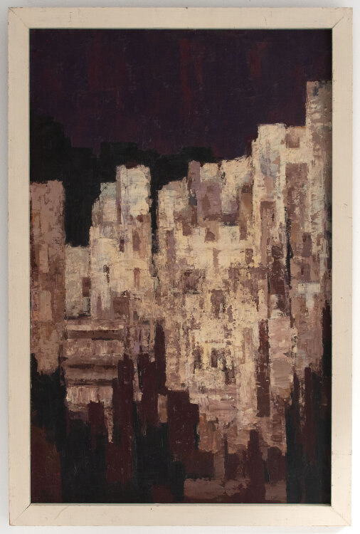 Hellmuth Müller-Leutert - Tote Stadt - 1963 - Öl