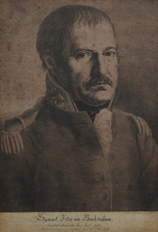 Maria Anna Beck - Samuel Felix von Buckingham - 1819 - Kreide