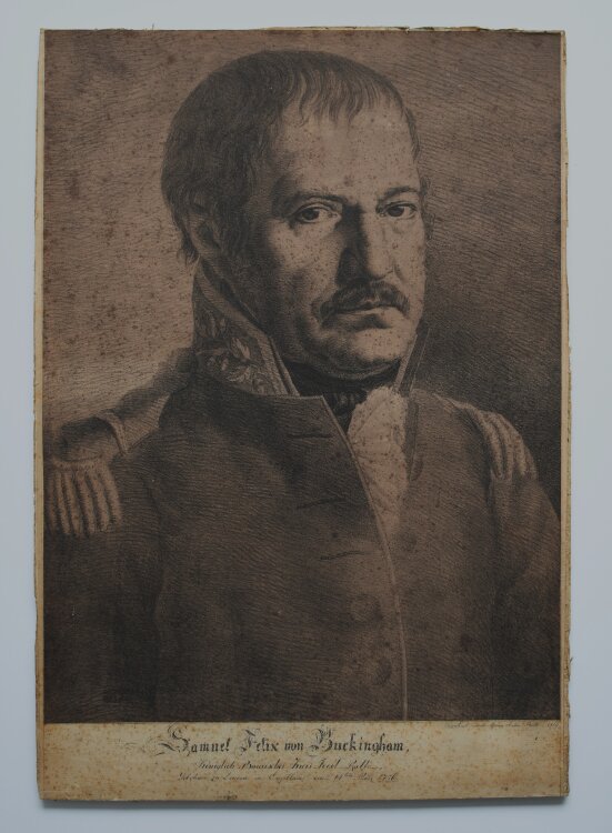 Maria Anna Beck - Samuel Felix von Buckingham - 1819 - Kreide