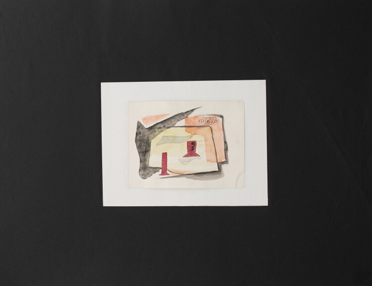 Hellmuth Müller-Leutert - Abstrakte Komposition. - undatiert - Aquarell
