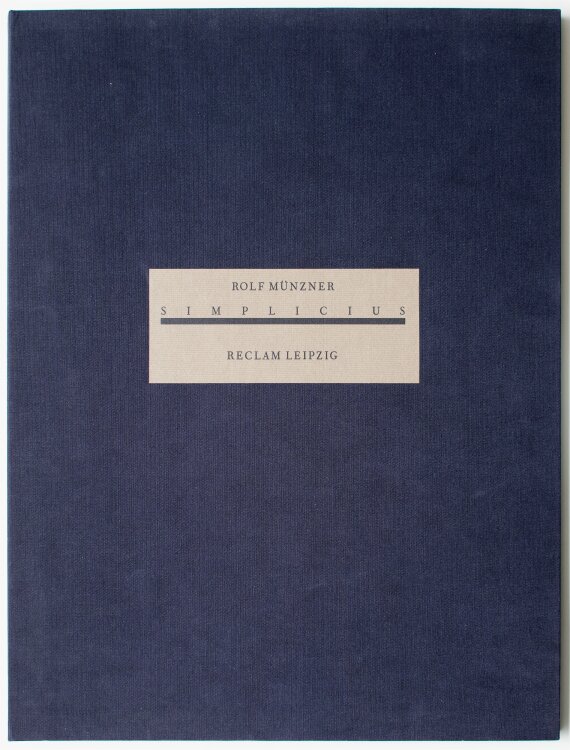 Rolf Münzner - Simplicius - 1991 - Radierung und Schablithographie