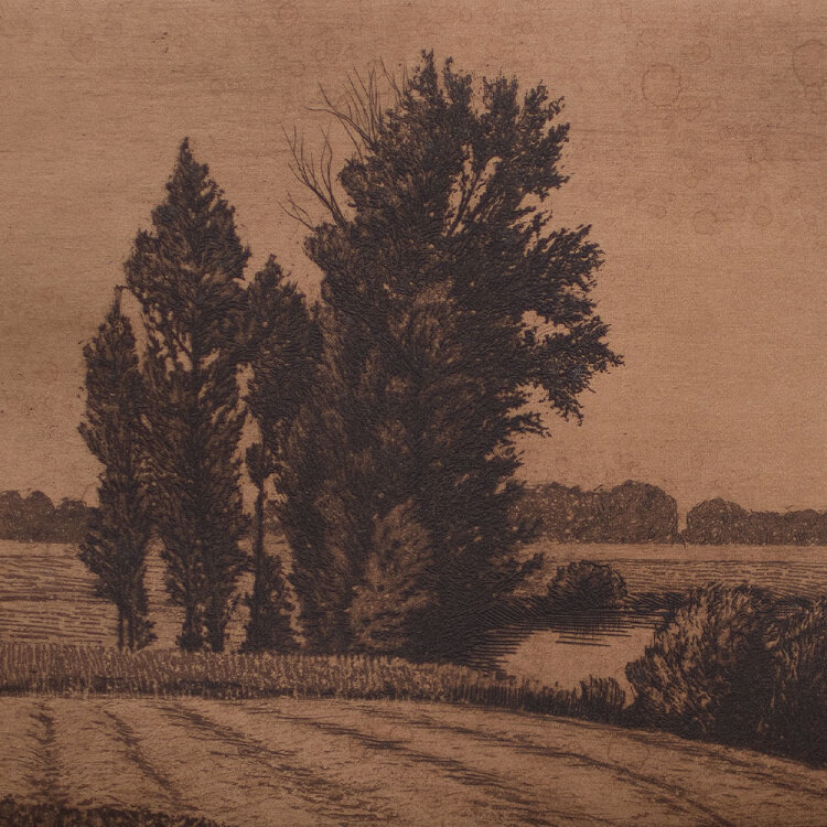 Werner Rathmann - Herbst an der Obra - um 1920 -...