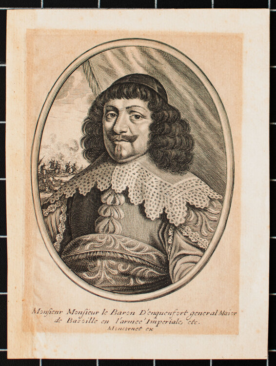 Balthasar Moncornet - Porträt General Adrian von...