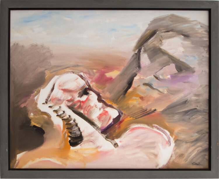 Hans Vent - Paar in Landschaft - 2007 - Acryl