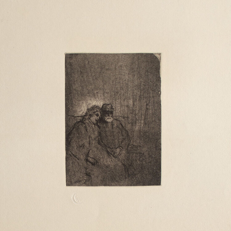 Emil Orlik - Dämmerung - 1903 - Aquatintaradierung