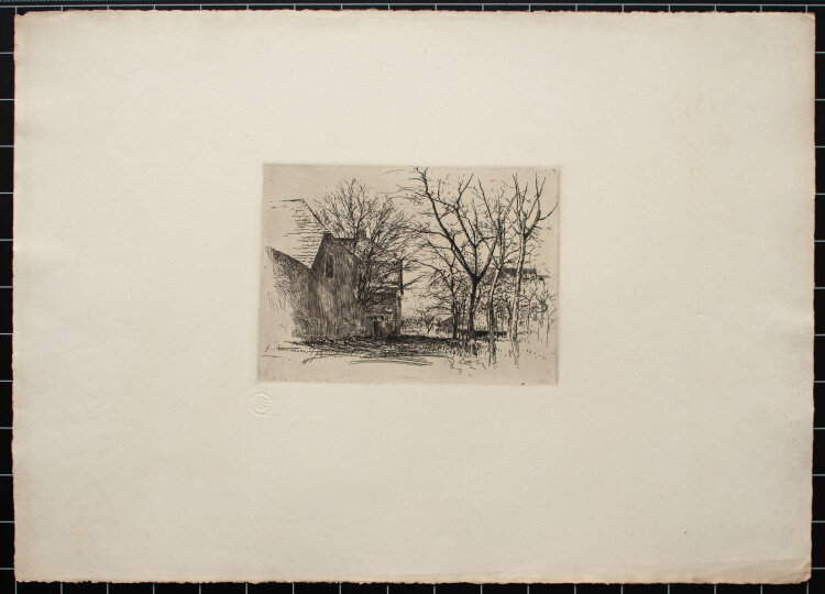 Fritz Voellmy - Landschaft - 1900 - Radierung