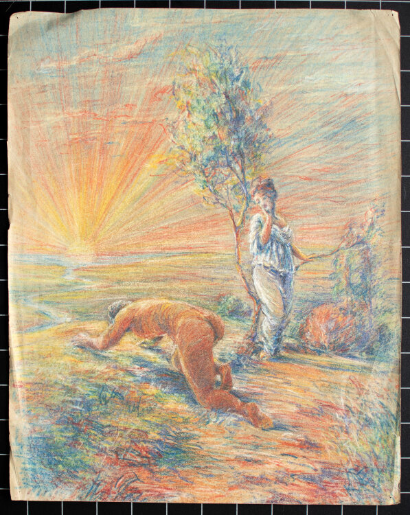 Kurt Engel - Sonnengebet - 1920 - Pastell