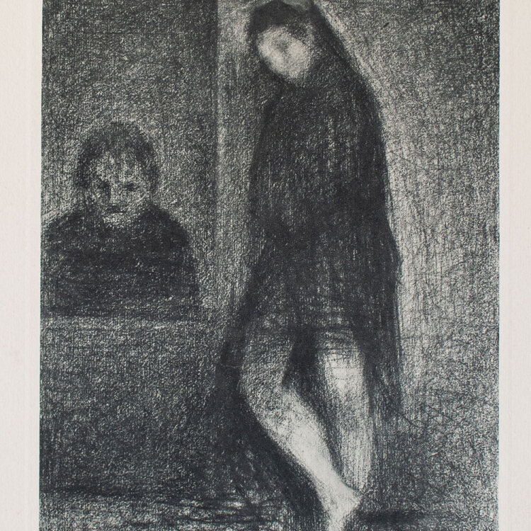 nach Georges Seurat - La danseuse et le caissier - Ca. 1950 - Heliogravur