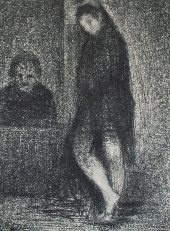 nach Georges Seurat - La danseuse et le caissier - Ca. 1950 - Heliogravur