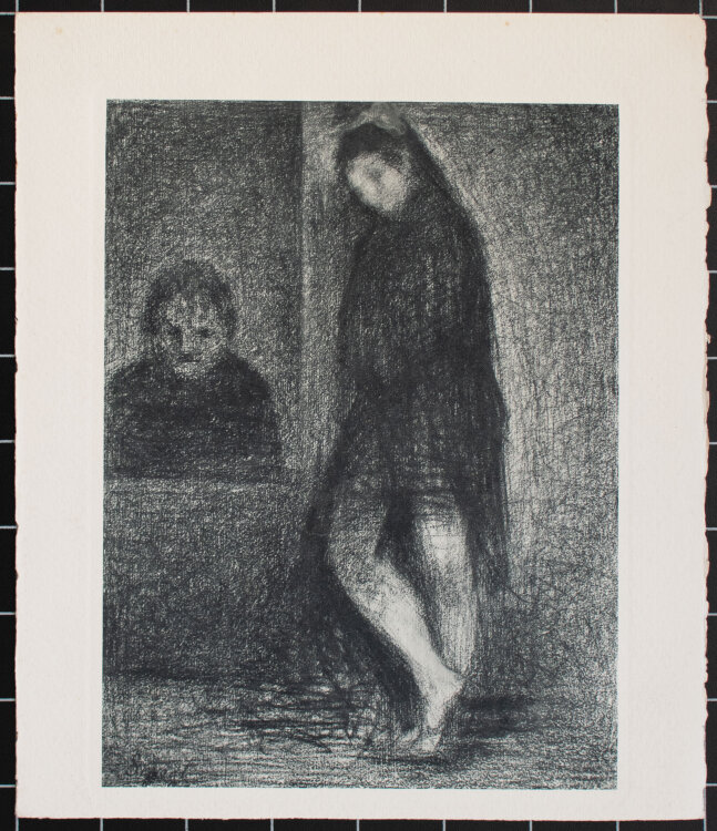 nach Georges Seurat - La danseuse et le caissier - Ca....