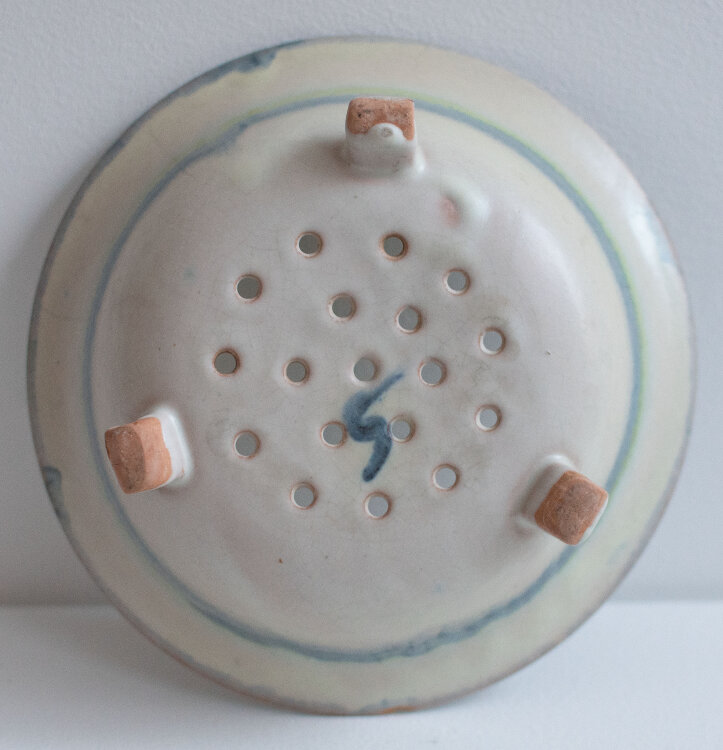 Hamelner Töpferei - Obstsieb/ Durchschlag - um 1926 - Keramik, handbemalt