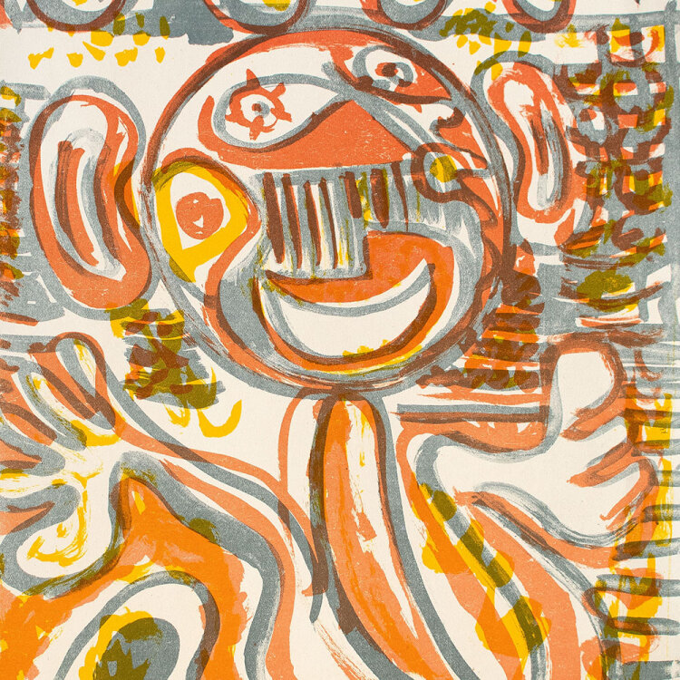 Ejler Bille - Cobra Nr. 1 - 1949 - Farblithographie