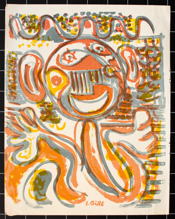 Ejler Bille - Cobra Nr. 1 - 1949 - Farblithographie