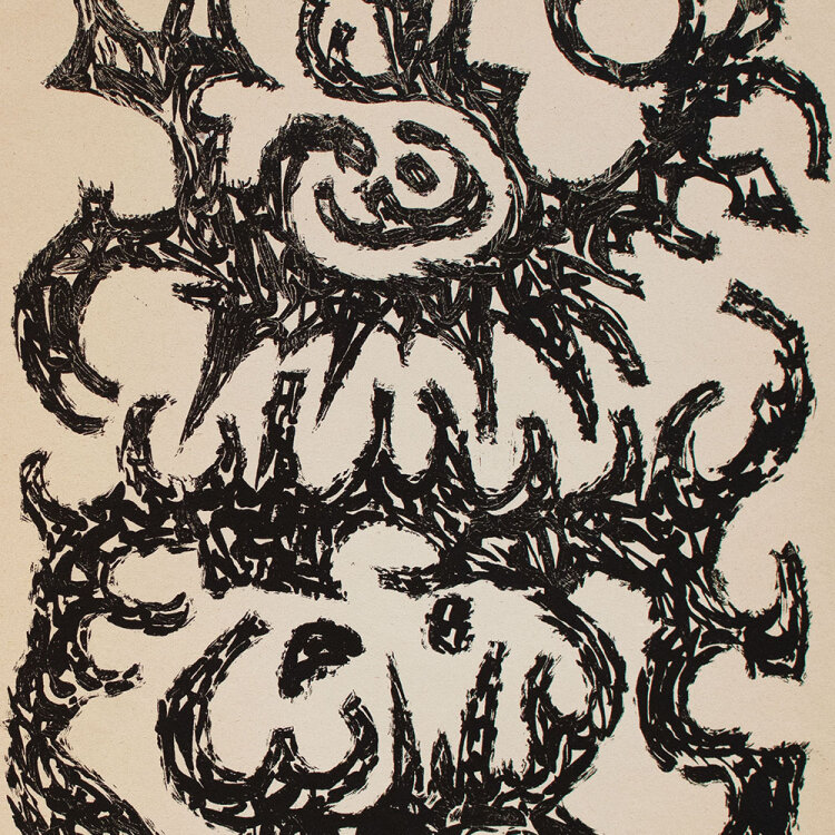 Pol Bury - Cobra Nr. 6 - 1950 - Lithographie
