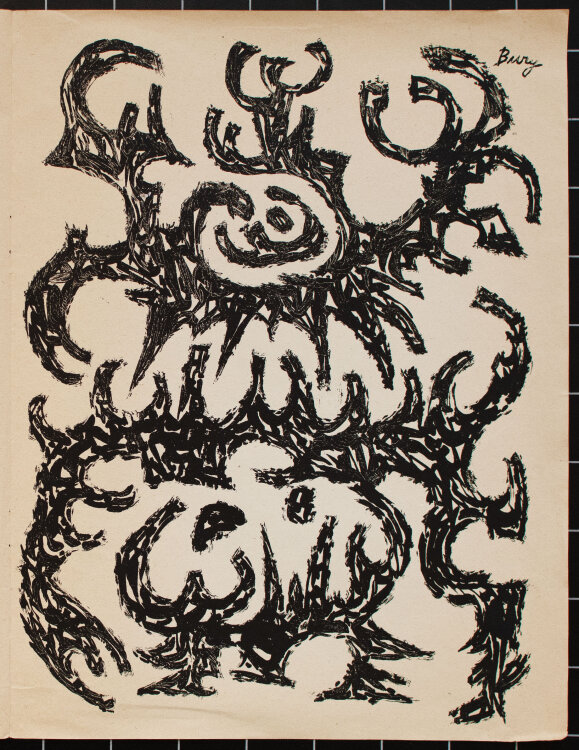 Pol Bury - Cobra Nr. 6 - 1950 - Lithographie
