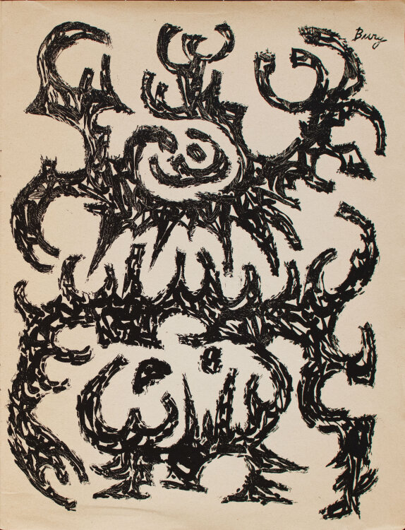 Pol Bury - Cobra Nr. 6 - 1950 - Lithographie