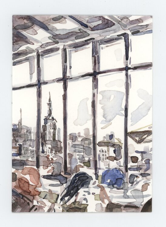 Andreas Hachulla - Whitney Window - 2023 - Aquarell