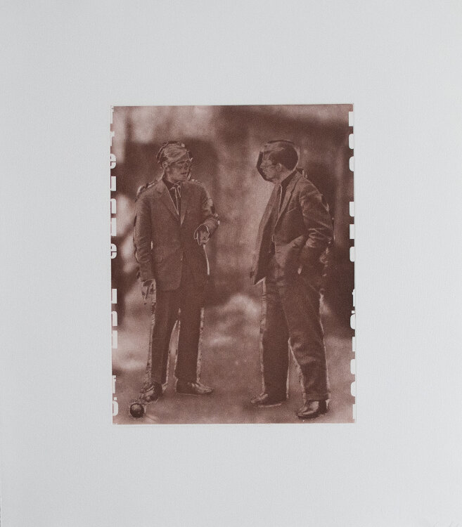 Rosemarie Trockel - Einzelblatt aus: Für Freunde und Förderer - 2004 - Heliogravüre