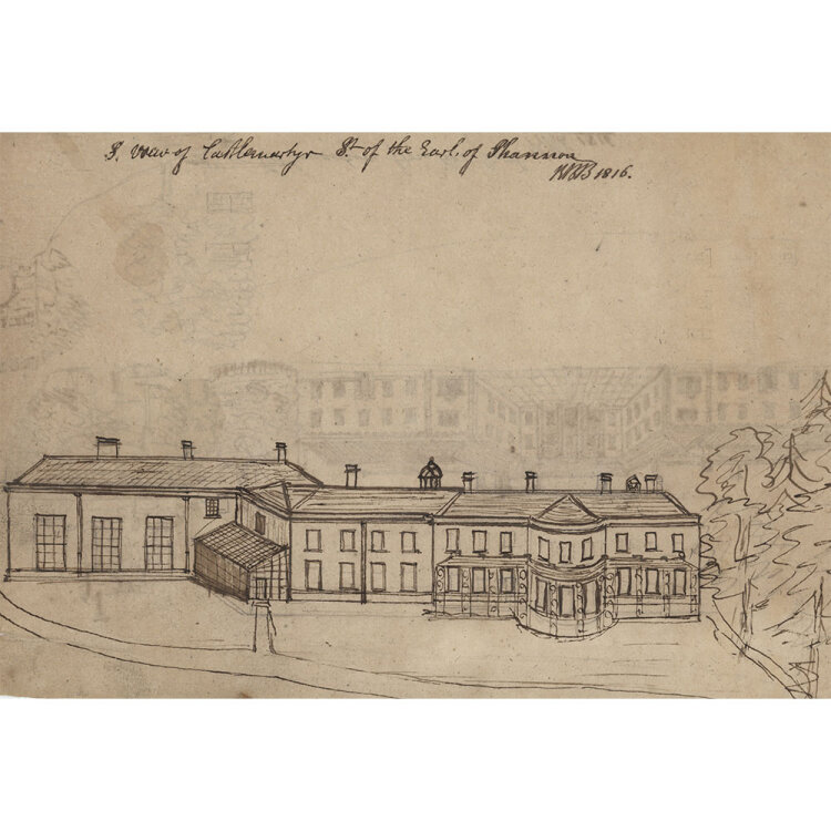 Englischer Zeichner - Castle, 8th Earl of Shannon - 1816...
