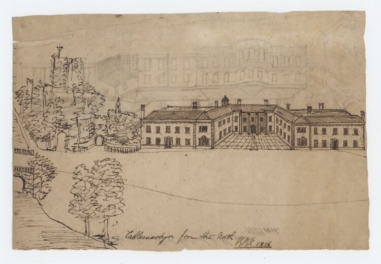 Englischer Zeichner - Castle, 8th Earl of Shannon - 1816...