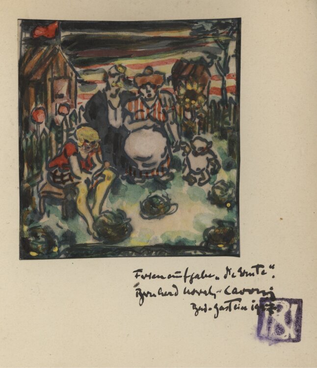 Bernhard Nowak (d.i. Cavon) - Das schwarze Buch - 1925-1926 - Aquarell und Tuschfeder