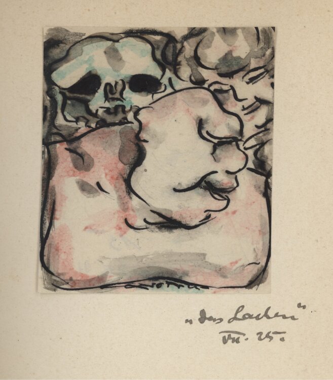 Bernhard Nowak (d.i. Cavon) - Das schwarze Buch - 1925-1926 - Aquarell und Tuschfeder