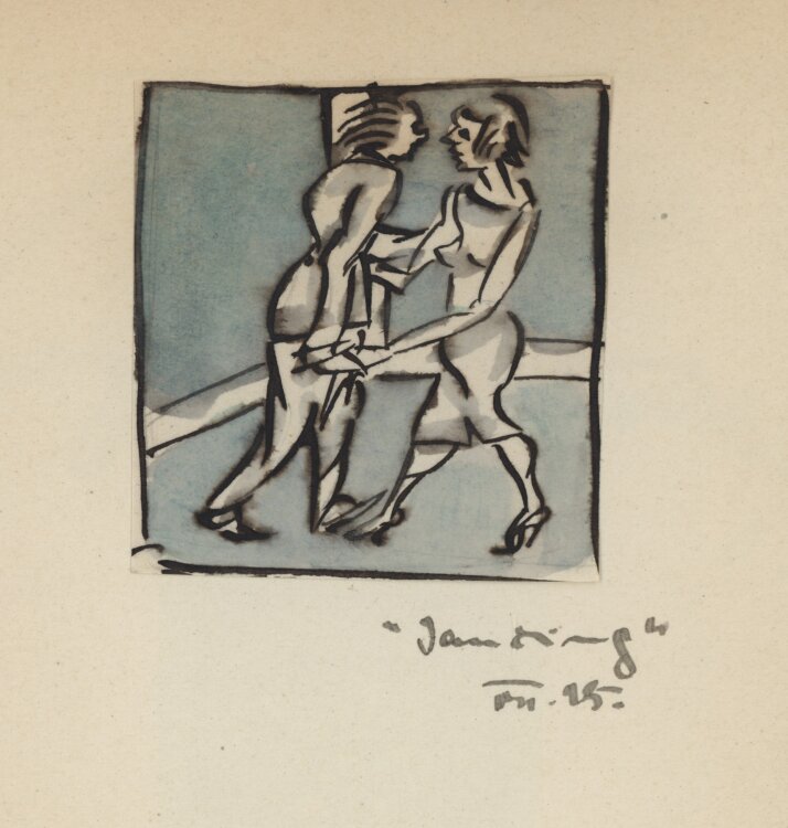 Bernhard Nowak (d.i. Cavon) - Das schwarze Buch - 1925-1926 - Aquarell und Tuschfeder