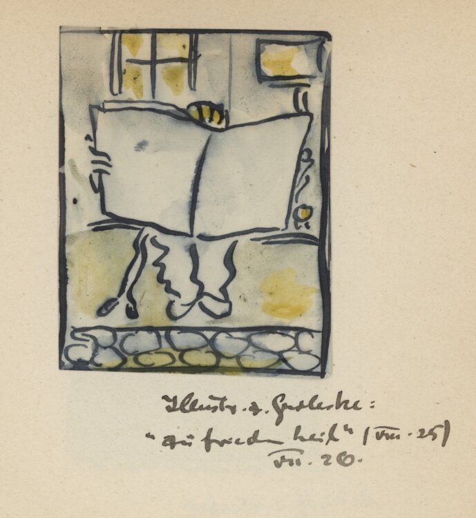 Bernhard Nowak (d.i. Cavon) - Das schwarze Buch - 1925-1926 - Aquarell und Tuschfeder