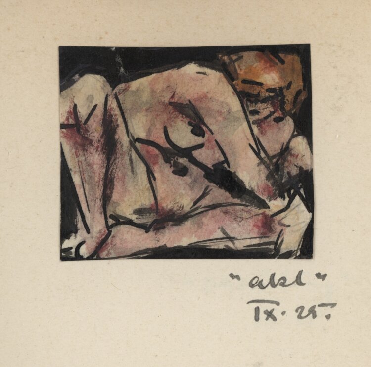Bernhard Nowak (d.i. Cavon) - Das schwarze Buch - 1925-1926 - Aquarell und Tuschfeder