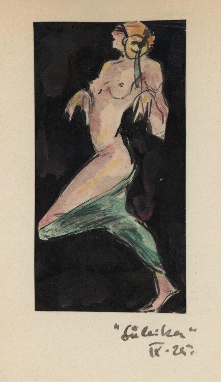 Bernhard Nowak (d.i. Cavon) - Das schwarze Buch - 1925-1926 - Aquarell und Tuschfeder