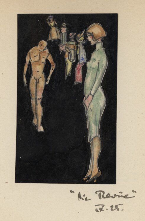 Bernhard Nowak (d.i. Cavon) - Das schwarze Buch - 1925-1926 - Aquarell und Tuschfeder