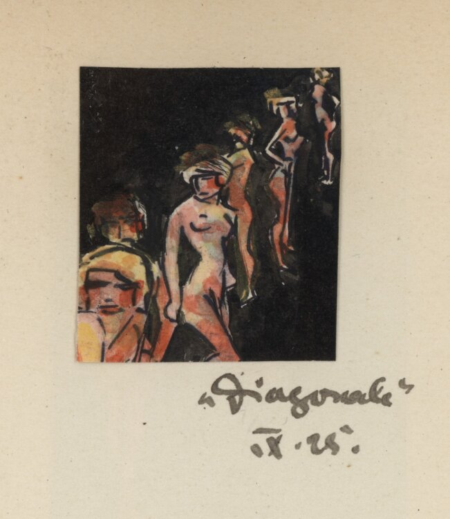 Bernhard Nowak (d.i. Cavon) - Das schwarze Buch - 1925-1926 - Aquarell und Tuschfeder
