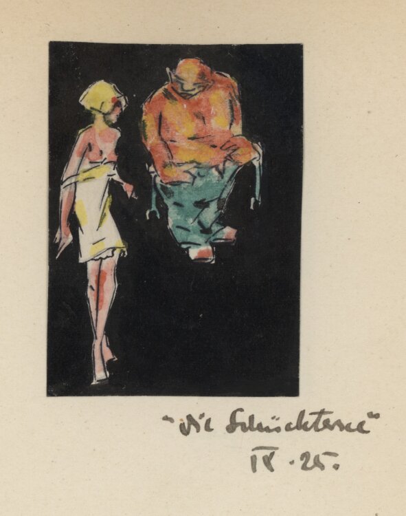 Bernhard Nowak (d.i. Cavon) - Das schwarze Buch - 1925-1926 - Aquarell und Tuschfeder