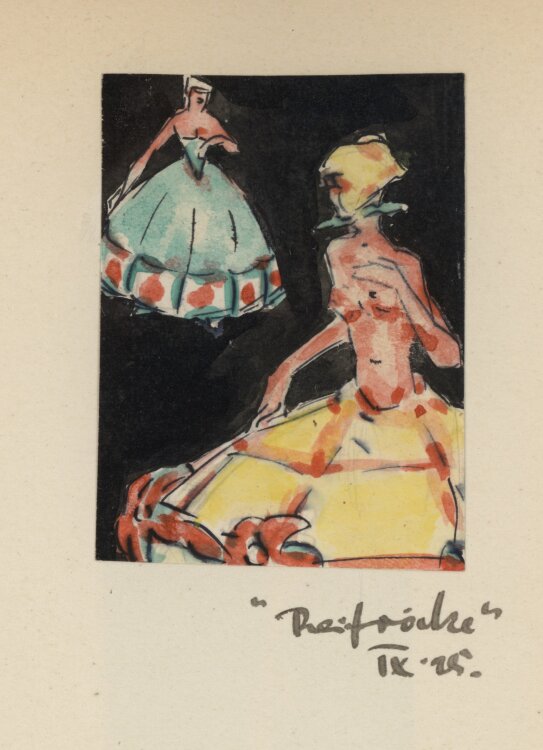 Bernhard Nowak (d.i. Cavon) - Das schwarze Buch - 1925-1926 - Aquarell und Tuschfeder