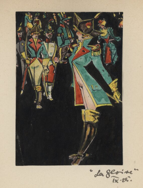 Bernhard Nowak (d.i. Cavon) - Das schwarze Buch - 1925-1926 - Aquarell und Tuschfeder