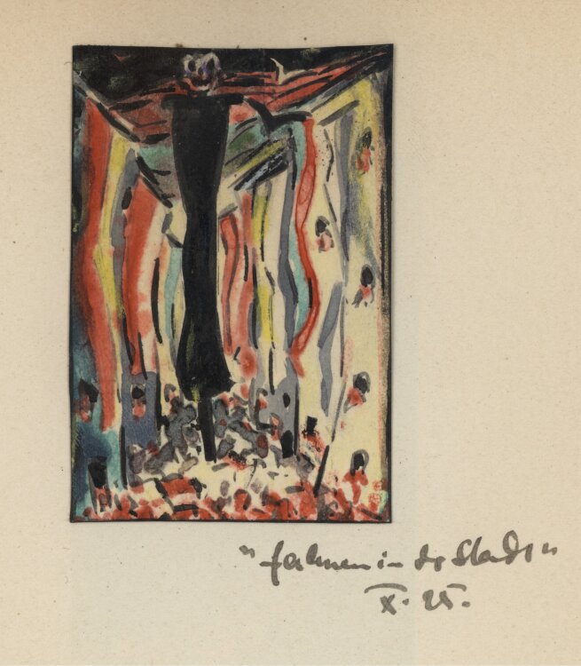 Bernhard Nowak (d.i. Cavon) - Das schwarze Buch - 1925-1926 - Aquarell und Tuschfeder