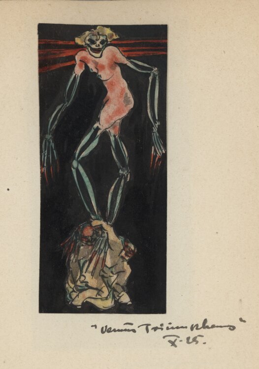 Bernhard Nowak (d.i. Cavon) - Das schwarze Buch - 1925-1926 - Aquarell und Tuschfeder