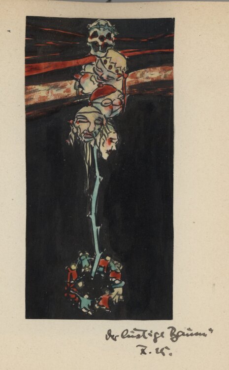 Bernhard Nowak (d.i. Cavon) - Das schwarze Buch - 1925-1926 - Aquarell und Tuschfeder