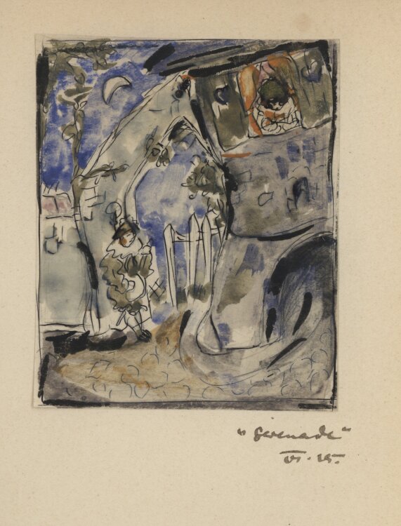 Bernhard Nowak (d.i. Cavon) - Das schwarze Buch - 1925-1926 - Aquarell und Tuschfeder