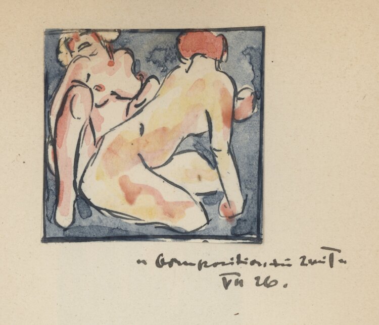 Bernhard Nowak (d.i. Cavon) - Das schwarze Buch - 1925-1926 - Aquarell und Tuschfeder