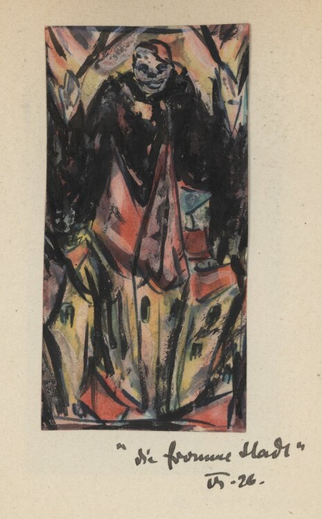 Bernhard Nowak (d.i. Cavon) - Das schwarze Buch - 1925-1926 - Aquarell und Tuschfeder