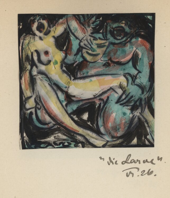 Bernhard Nowak (d.i. Cavon) - Das schwarze Buch - 1925-1926 - Aquarell und Tuschfeder