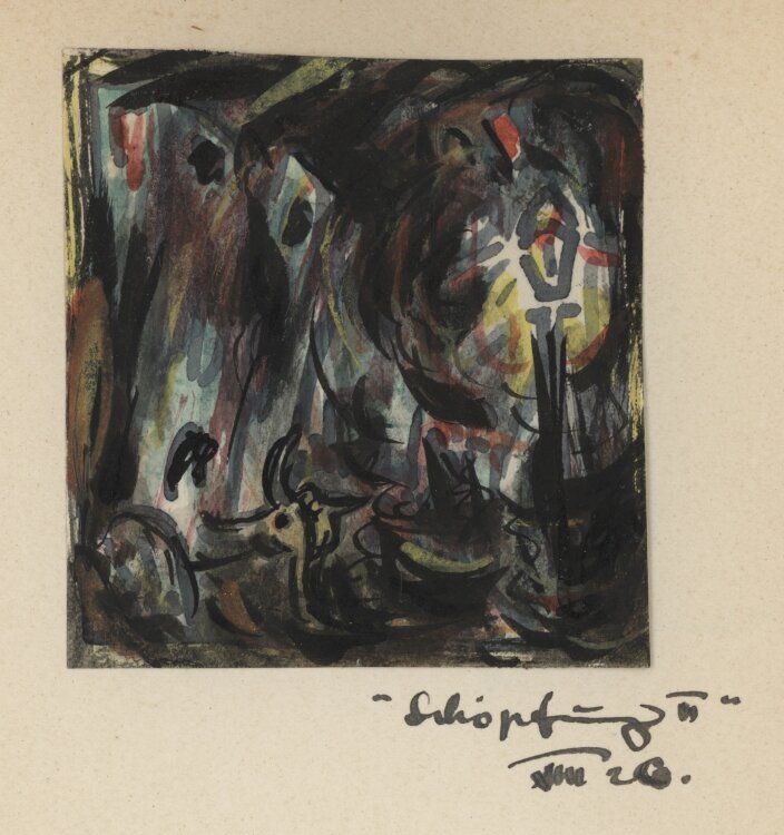 Bernhard Nowak (d.i. Cavon) - Das schwarze Buch - 1925-1926 - Aquarell und Tuschfeder