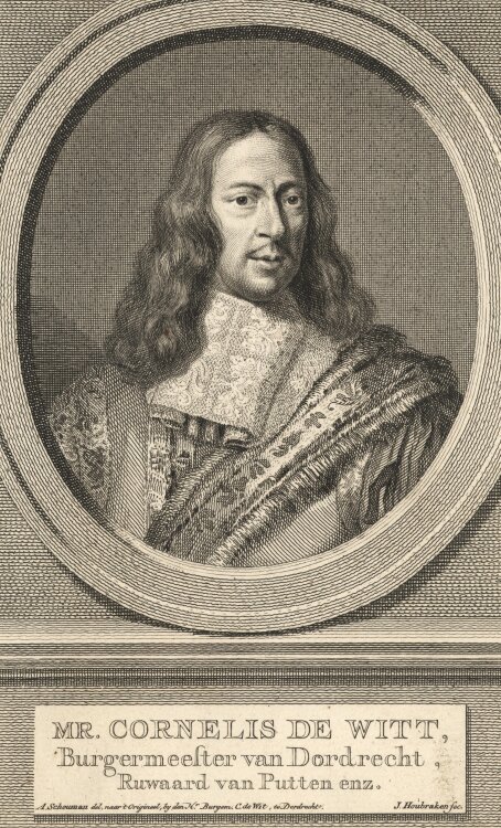 Jacobus Houbraken - Cornelis Witt, Bürgermeister -...