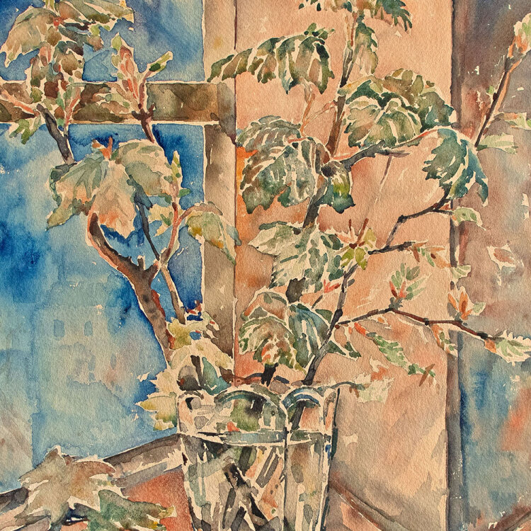 Heinrich Konrad - Blumenstillleben - 1930 - Aquarell