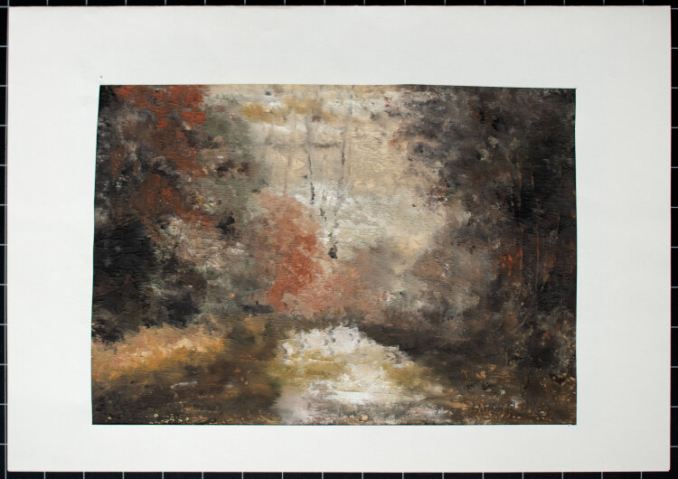 Harry Horn - Herbstliche Landschaft - 1985 - Monotypie