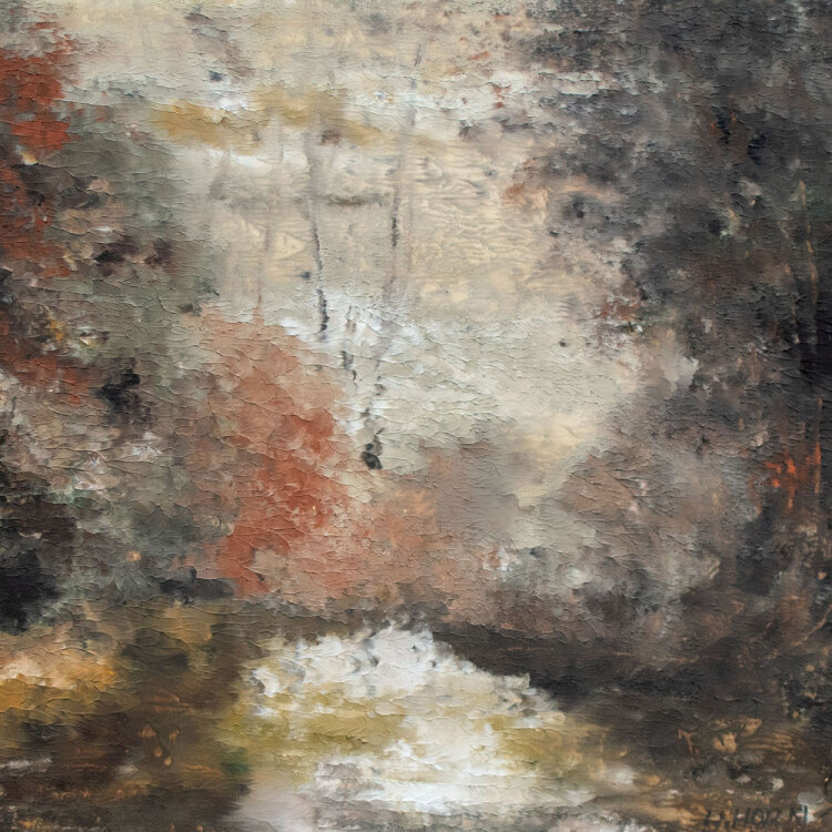 Harry Horn - Herbstliche Landschaft - 1985 - Monotypie